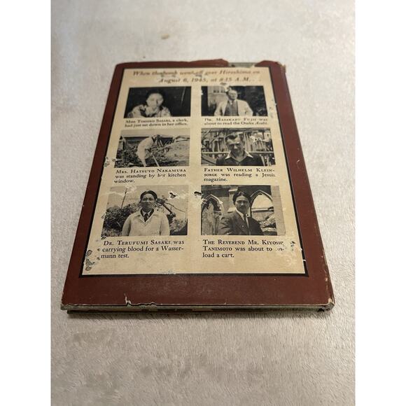 Hiroshima by John Hersey 1946 HCDJ First Edition Vintage - Picture 2 of 7